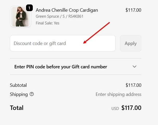“How to apply a Splendid promo code”